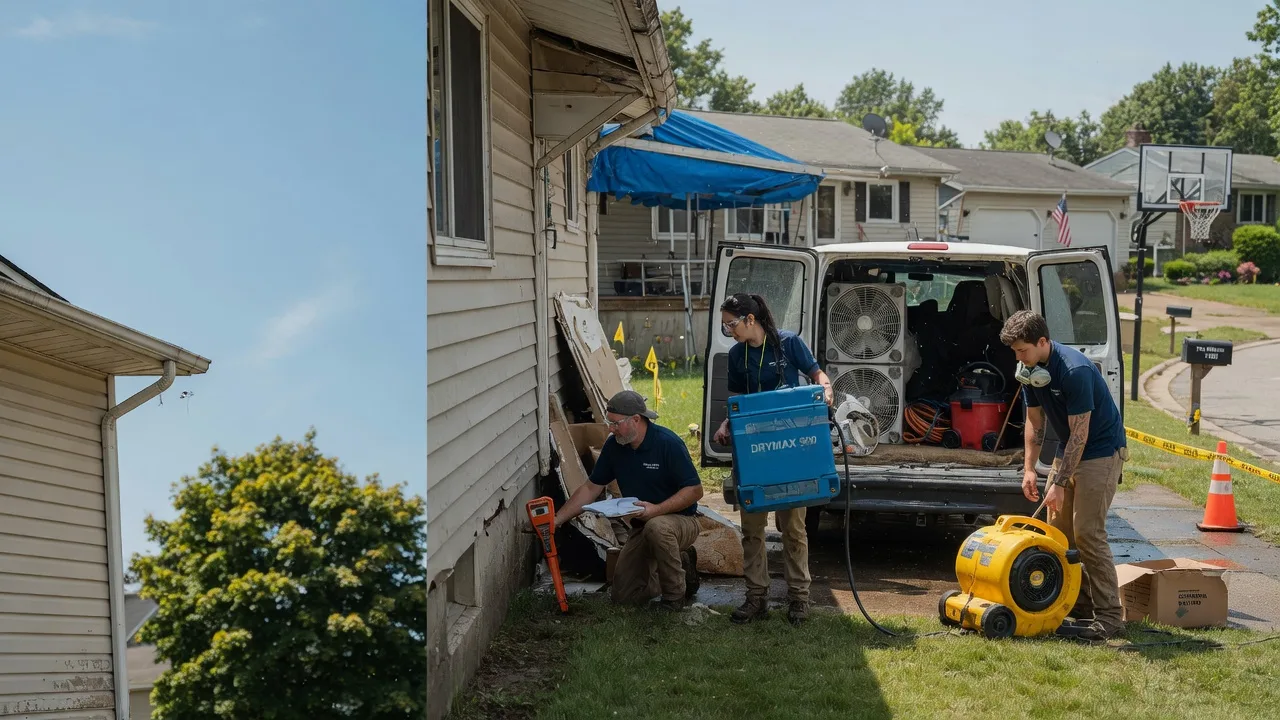 Ceiling Leak Cleanup in Prairie Creek, IN near me