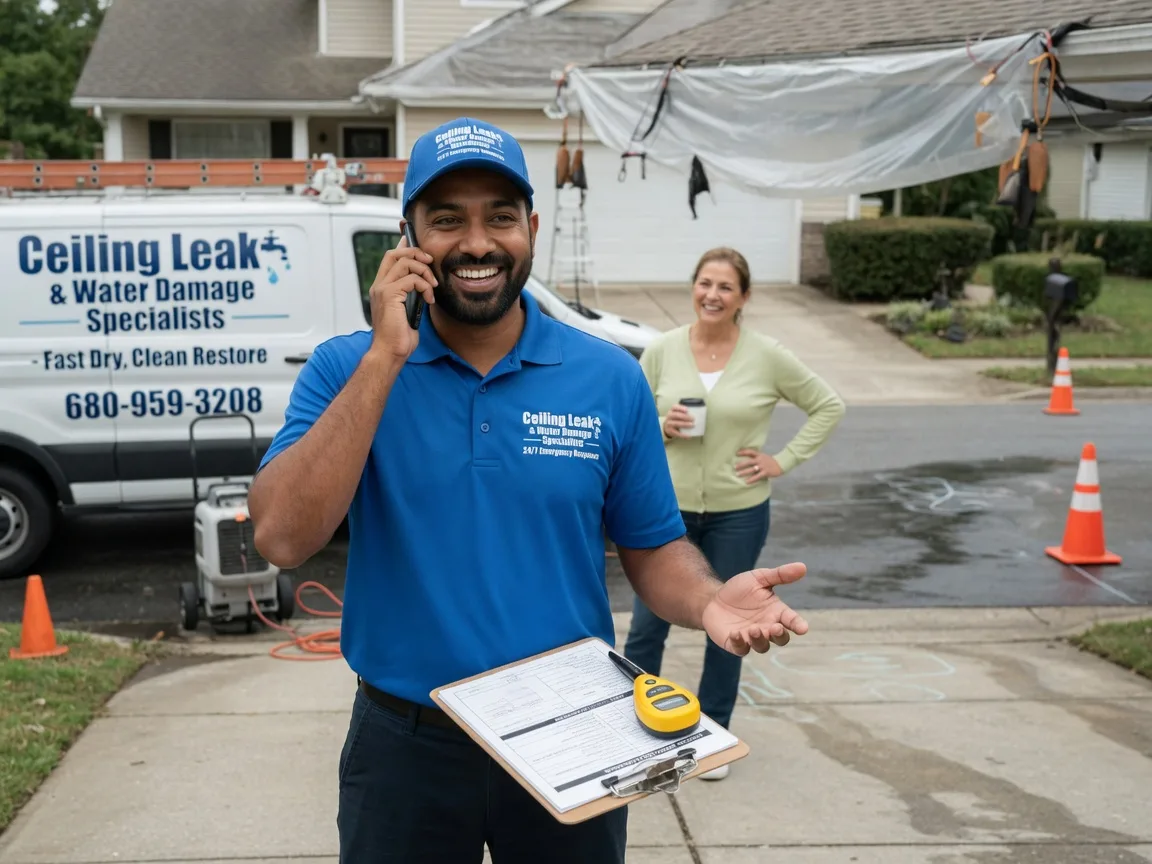 Ceiling Leak Cleanup Prairie Creek, IN FAQs